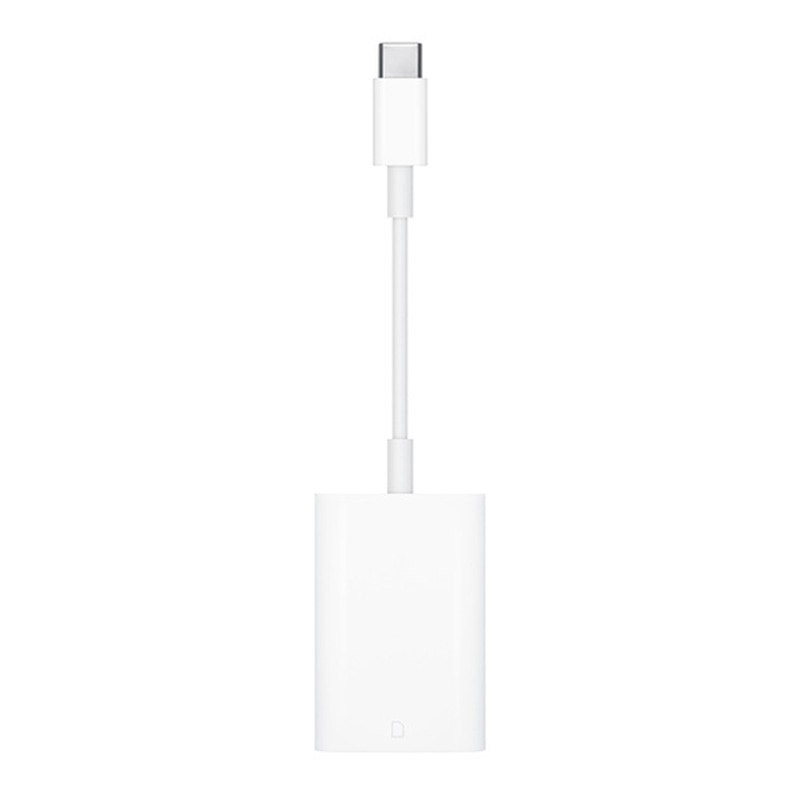 Apple, White, USB Cable/Adapter, Tech, USB-C to SD, Card reader, 333597